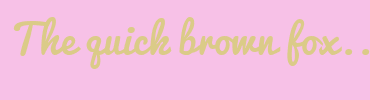 Image with Font Color DBCB88 and Background Color F7C1E7